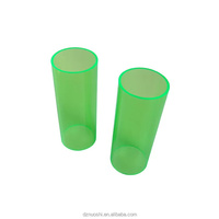 Fabricant de tubes en plastique ronds rectangulaires de couleur claire, cylindre acrylique PMMA