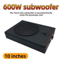 Chine subwoofers de voiture 10 pouces style bon marché actif plat woofer de haute qualité subwoofer de voiture mince avec tweeter