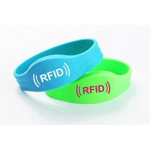 Bracelet Nfc en silicone 13.56mhz personnalisé S50 1k Bracelets Rfid pour parc aquatique - Product Image 5