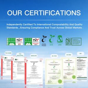 ถุงผลิตภัณฑ์ย่อยสลายได้ทางชีวภาพ ถุงผลไม้และผักแบบย่อยสลายได้จำนวนมาก 600 ชิ้น มาตรฐาน BPI <span class=keywords><strong>ABAP</strong></span> AS5810 ถุงย่อยสลายได้ OEM Ecopro - Product Image 6