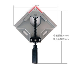 Abrazadera de Ángulo Recto de Aleación de Aluminio de 125 mm, Ajustable, para Trabajos en Madera, Manualidades, Marcos de Fotos y Muebles - Product Image 5
