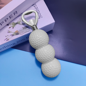 Ouvre-bouteille <span class=keywords><strong>de</strong></span> golf robuste en alliage <span class=keywords><strong>de</strong></span> zinc, finition or/argent, <span class=keywords><strong>tire</strong></span>-<span class=keywords><strong>bouchon</strong></span> <span class=keywords><strong>de</strong></span> serveur et coupe-capsule - Product Image 2