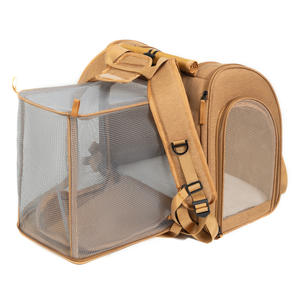 กระเป๋าเป้สะพายหลังแบบพกพาพับได้กระเป๋าใส่สัตว์เลี้ยงขนาดเล็กสำหรับเดินทางกลางแจ้งพกพาสำหรับใส่สัตว์เลี้ยง - Product Image 5