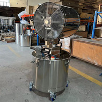 Pulvérisation atelier brouillard humidification ventilateur de refroidissement capacité centrifuge vent fort industriel main brouillard ventilateur humidificateur centrifuge