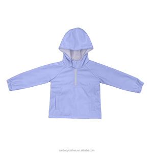 Venta caliente Unisex 1/4 Bolsillos con cremallera <span class=keywords><strong>Cortavientos</strong></span> impermeable para bebés Niños y niñas - Product Image 2