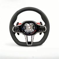 Maßgefertigtes Heiz- und Vibrations-Leder-Sportlenkrad mit LED für G-Serien-Modelle G01-G30/F90-F93 2018-2026 (2-Jahres-Garantie)