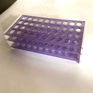Kehua Test <b>Tube</b> Rack <b>Plastic</b> 13.5 16.5 18.4mm Holes Laboratory Use - Product Image 4