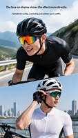 Lunettes de sport intelligentes pour le cyclisme avec protection UV, lecture de musique, fonction d'appel, batterie 55 mAh, lunettes intelligentes