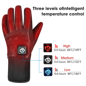 Horse <strong>Heated</strong> Warm <strong>Gloves</strong> Leather Electric Waterproof Touchscreen Outdoor Snow Cold Weather 7.4V <strong>Rechargeable</strong> <strong>Heated</strong> <strong>Gloves</strong> - Product Image 6