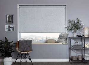 KAKADU Customized Electric Motorized PVC and Polyester Roller Blinds Vertical Pattern <b>Window</b> <b>Shades</b> for Outdoor Use - Product Image 3