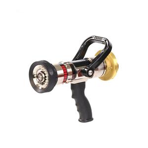 Marine fire equipment spray jet brass fire fighting hose nozzle for sea