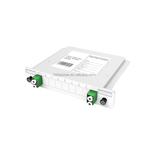 Séparateur PLC fibre optique 1x2/1x4/1x8/1x16 connecteur LC-UPC/APC avec insertion de carte pour réseaux 3G 4G 5G et applications FTTH - Product Image 1