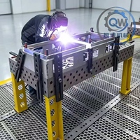 Table de soudage flexible 3D nitrurée, plateforme de soudage modulaire à trous poreux, banc de haute précision pour la fabrication de structures métalliques