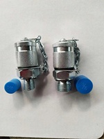 Adaptateurs de raccordement de test en acier au carbone de haute qualité pour filetage femelle G1/4 à M16*2 avec valve à piston