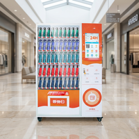 Máquina Expendedora de Bebidas y Snacks de Gran Capacidad, 200-300 Artículos, Pago con Monedas, Fichas, Tarjeta QR, para Centros Comerciales, Bibliotecas, Oficinas