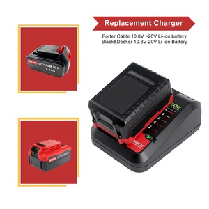 <span class=keywords><strong>Cargador</strong></span> de Batería de 10.8V-20V para Batería de Litio Porter Cable de 20V PCC685 PCC680L PCC692L y Batería <span class=keywords><strong>Black</strong></span> and <span class=keywords><strong>Decker</strong></span> de 20V LBX4020 - Product Image 4