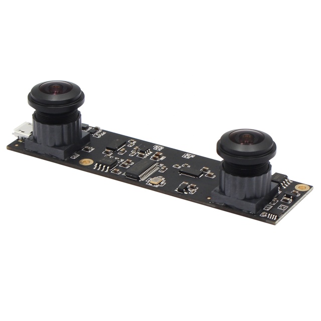 ELP Dual Lens 2MP 1920x1080 30fps AR0330 HD 3D Stereo Camera with 180 Degree Fisheye Lens