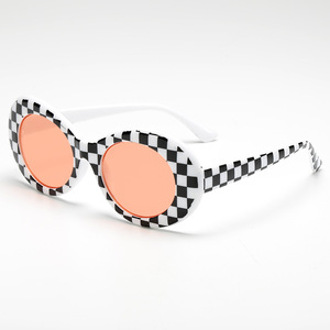 <span class=keywords><strong>2022</strong></span> Retro Vintage Eyewear Petites lunettes de soleil ovales à la mode avec UV400 Plusieurs couleurs - Product Image 3