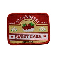 Sac patch brodé personnalisé étiquette tissée brassard velcro logo étiquette en tissu brodé pour vêtement