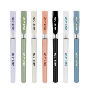Stylo gel noir de haute qualité en plastique, écriture fluide, 0,5 mm, pour le bureau et l'école, avec option de logo personnalisé - Product Image 3