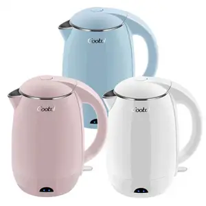 1.8l Double Layer Wall Ss Stainless Steell Water Cooker 304 360 Degree Not Assembly 1.7l 1.8 Price Electric Kettle