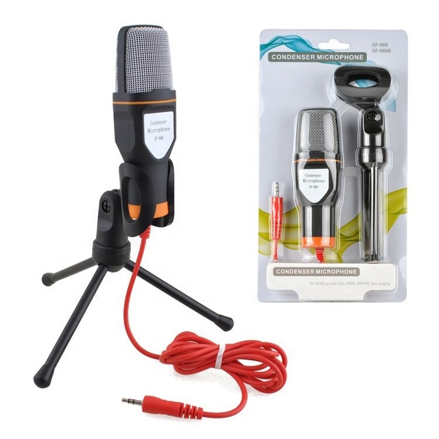 Mini USB SF 666 Microphone Mobile Phone Laptop Speaking Vocal Audio Type-C Microfon 3.5mm Jack 1.8m Lavalier Microphone