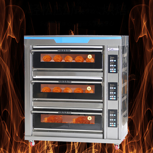 Horno eléctrico de gran tamaño al por mayor de fábrica, horno tostado eléctrico para hacer pizza de buena calidad a bajo precio para la venta - Product Image 1