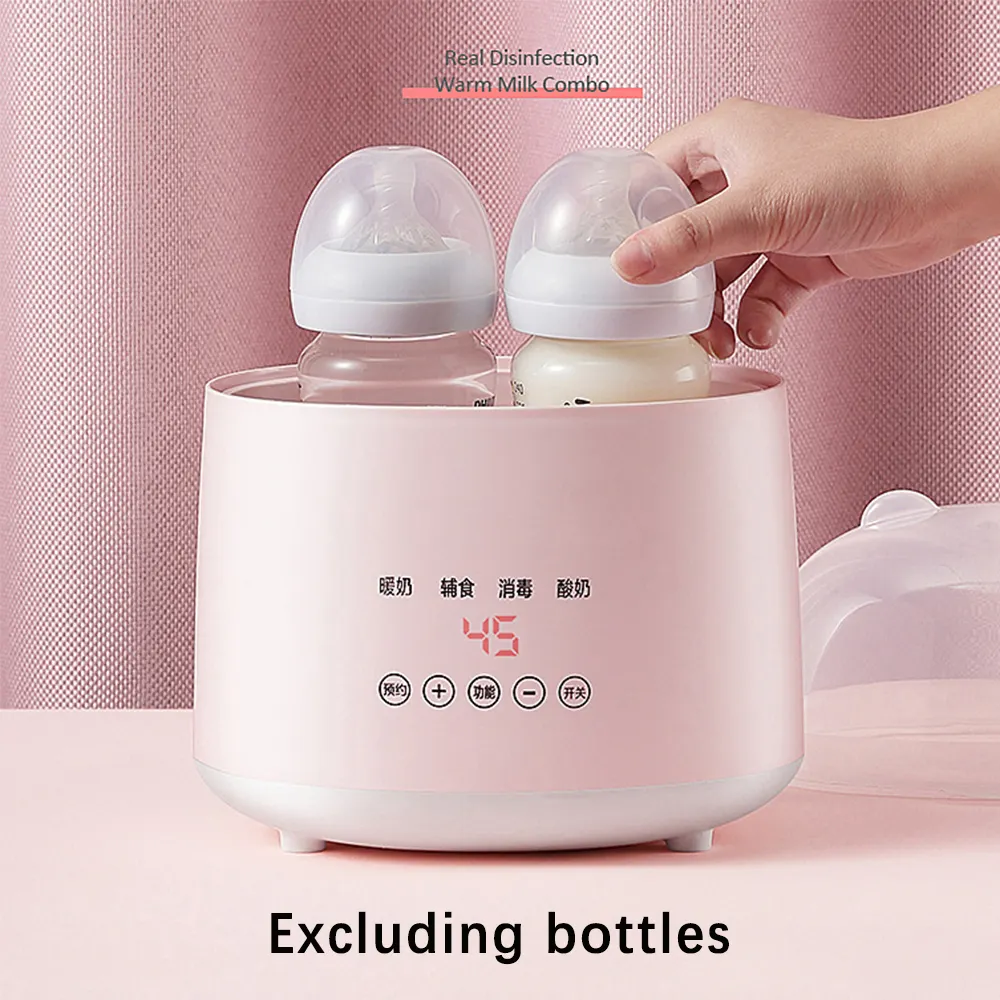 Doppio biberon elettrico bambino temperatura costante bottiglia di latte sterilizzatore controllo caldo con grande capacità