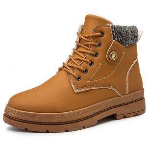 Vente en gros de nouvelles bottes d'hiver chaudes pour hommes, en fourrure, imperméables, à tige haute, résistantes au froid - Product Image 2
