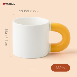 Taza de Gres Blanca de Dos Tonos con Diseño Personalizado e Impresión de Logotipo, 11 oz, Libre de BPA, Apta para Lavavajillas y Microondas - Product Image 3