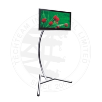 Téléviseur portable treillis stands tv lcd de support de plancher