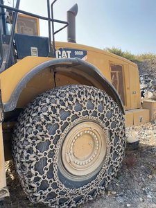 รถตักดิน Caterpillar Cat ขนาด980ชม. รถตัก4x4ล้อหน้ามือสองแบบดั้งเดิมสำหรับเครื่องจักรก่อสร้าง