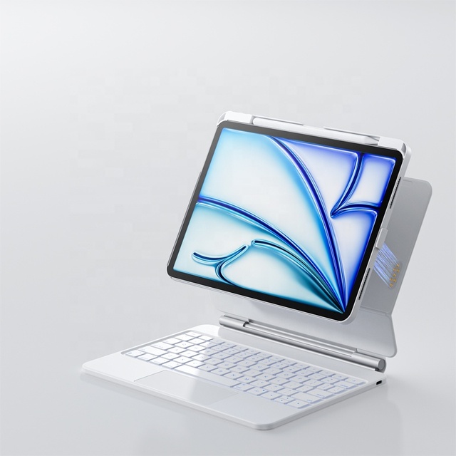 Direct Connection Magic Keyboard for iPad Pro 11 Air 11inch M3 M4 with Direct Charging LED Backlight Detachable Protective Case