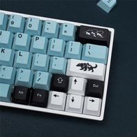 GMK MIZU Keycaps 129 Cherry Profile PBT DYE - SUB Keyboard MX Switch 61/64/68/84/87/96/98/104/108 Game Keyboard