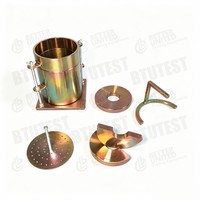 Moule et accessoires pour essai CBR du sol, moule CBR complet avec collier et plaque de base perforée