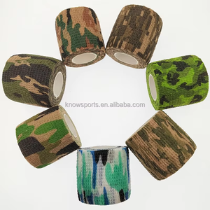 Cinta Deportiva Elástica Transpirable Suave con Diseño de Camuflaje, Vendaje Cohesivo Autoadhesivo Desechable para Deportes - Product Image 1