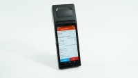 Dernier terminal de point de vente portable Android 14 avec imprimante thermique intégrée de 58 mm pour le stationnement/commandes alimentaires/billets de bus