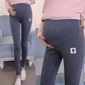 Pantalones de algodón de maternidad personalizados para mujeres embarazadas, ropa de maternidad, Pantalones