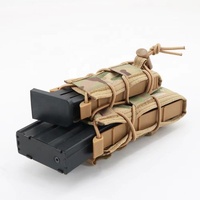 Kit de fixation MOLLE en nylon imperméable à dégagement rapide 9MM & 5.56MOLLE pour gilet tactique, pour le regroupement de deux chargeurs
