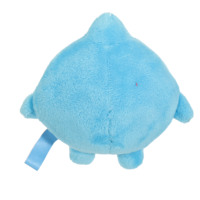Peluche mignonne en forme de goutte d'eau, bleue, douce, en forme de dessin animé, pendentif de sac, cadeau pour enfants