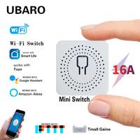 Module d'interrupteur intelligent WiFi Tuya Mini 16A, contrôle bidirectionnel, module de relais DIY, application Smart Life, commande vocale Alexa Google Home