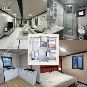 Cabine Portátil Casa com Sala Cápsula Pré-fabricada Iluminação e Sistema de Encanamento Casa Móvel - Product Image 5