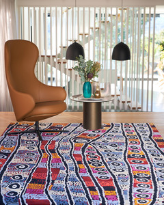 Tapis modernes de qualité supérieure, tissés à la main, en laine de Nouvelle-Zélande, avec un style abstrait élégant pour les sols intérieurs de luxe - Product Image 2