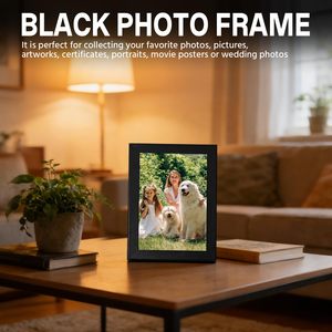 Black <strong>White</strong> Home Use Luxury <strong>A4</strong> A3 4x6 5x7 Wooden Photo <strong>Frame</strong> Wholesale in Stock Creative Customized Size MDF Picture <strong>Frame</strong> Wood - Product Image 4