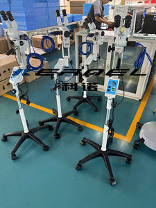 Colposcope optique binoculaire de gynécologie Microscope d'examen vaginal gynécologique pour gynécologues avec lumière froide et caméra - Product Image 5