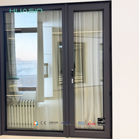 Huasin 2025 – Portes et fenêtres d'entrée modernes en aluminium pour villas, à haute efficacité énergétique, directement de l'usine, entrepôt au Qatar