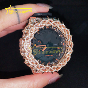 Plusieurs couleurs Thorn Design GA2100 Buss Down Watch Bezel Collection Custom Made Buss Down Watch Case Band Hip Hop - Product Image 4