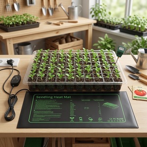 Alfombrilla Térmica para Plántulas de 20W/40W, Impermeable, de EVA, para Jardinería Interior, con Control Digital y Temporizador - Product Image 3