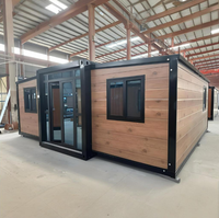 Maison conteneur extensible à double aile de haute qualité 20FT 40FT, préfabriquée, mobile et modulaire, pour habitation, hôtel, dortoir