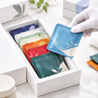 Sachets de thé vides imprimés en héliogravure personnalisés, emballage plat pour sachets de thé, enveloppe à trois soudures latérales, pochette en aluminium, emballage pour thé vert aux herbes